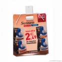 Actietas met afscheurbare rechthoek 'Senseo', LDPE, transparant, 50µ, 35 x 43 + 0 cm