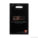 Patch handle carrier bag 'P-Magazine', LDPE, transparent, 60µ, 23 x 38 + 0 cm