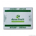 Lidding film 'Duva fruit', COEX, white/blue, 60µ, 37 x 48 cm