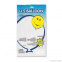 Euroloch-Beutel 'US Balloon', LDPE, transparent, 45µ, 20 x 39 cm + 6 cm + 3 cm Blockrand