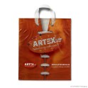 Loop handle carrier bag 'Artex', LDPE, white coloured, 60µ, 35 x 42 + 4 cm