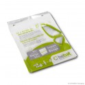 Blocked tear-off bags 'Bebat', LDPE, transparent, 40µ, 17 x 17 + 0 cm + 3,5 cm blocked border