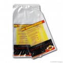 Blocked tear-off bags 'DT-I Airfilter', LDPE, transparent, 70µ, 32 x 57 + 0 cm + 3 cm blocked border