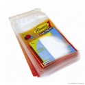 Blocked tear-off bags 'Winner Balloons', LDPE, transparent, 40µ, 15 x 22,5 + 0 cm + 3 cm blocked border