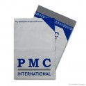 Verzendenvelop 'PMC', COEX, wit/grijs, 100µ, 32 x 40 + 0 cm + 5 cm klep, afwerking: 1 kleefstrip